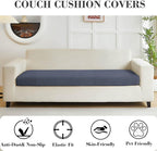 Couch Covers for 3 Cushion Sofa Pet Friendly Couch Cushion Covers Universal - Image 3