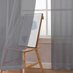 Chyhomenyc 120 Inch Long Sheer Curtains - Image 8