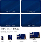 CUCRAF Royal Blue Blackout Curtains Customize, Rod Pocket Room Darkening Curtain - Image 4