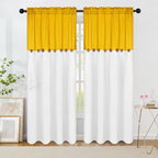FRAMICS Farmhouse Cotton Linen Curtains by FRAMICS