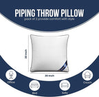Utopia Bedding Throw Pillow Inserts, 20 x 20 Inches Decorative Indoor Pillows - Image 2