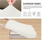 Easy-Going Stretch 4 Pieces Couch Cushion Covers - Image 4