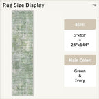 Runner Rug 2x12 Washable Non-Slip Hallway Runner Rugs - Image 5