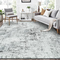 Rugflix 5x7 Washable Area Rugs, Neutral Boho Carpet Living Room Rug Non Slip by RugflixAreaRugs