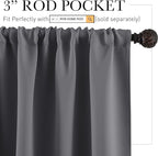 RYB HOME Blackout Curtains for Bedroom 84 inches Long 2 Panels Set, Privacy - Image 3