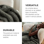 Bedsure GentleSoft Fluffy Olive Green Blankets Queen Size - Image 4