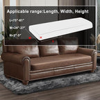 Leather Look Couch Cushion Covers Sofa Seat Slipcovers Sets Couches Furniture - Image 3