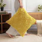 decorUhome Summer Throw Pillow Covers 26x26 Inch Set of 2, Soft Plush Faux Wool - Image 8