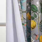 Topfinel Gray Patterned Curtains 96 Inch Long - Image 9