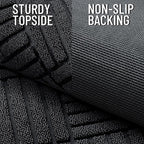 OLANLY Front Door Mat Outside Entrance 47x17, Heavy Duty Sturdy Natural Rubber - Image 3