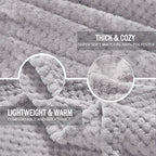 Exclusivo Mezcla Fleece Bed Blanket Twin Size, Super Soft and Warm Blankets - Image 6