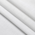 Nanspring White Curtains for Kitchen Linen Semi Sheer Light Filtering Curtains - Image 8