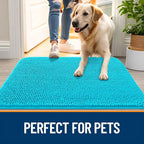 OLANLY Dog Door Mat for Muddy Paws 34x21, Absorbs Moisture and Dirt, Absorbent - Image 6