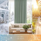 Pony Dance Short Curtains for kinchen, Half Drapes for Bathroom Window - Image 4