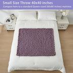 Bigacogo Chunky Knit Throw Blanket - Image 5