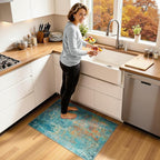 Washable Area Rugs 2'x3' Non-Slip Modern Abstract Soft - Image 2