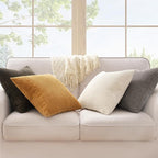 Topfinel Decorative Brown Throw Pillow Covers Cushion Cases, Rustic Fall Home - Image 4