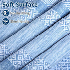 GarveeHome 10x13 Large Washable Geometric Area Rug Non Slip Non Shedding Floor - Image 3