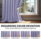 Deconovo Rod Pocket and Back Tab Blackout Curtains - Image 6
