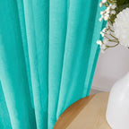 Tollpiz Sheer Curtains Living Room Linen Textured Curtain Sheers Light - Image 3