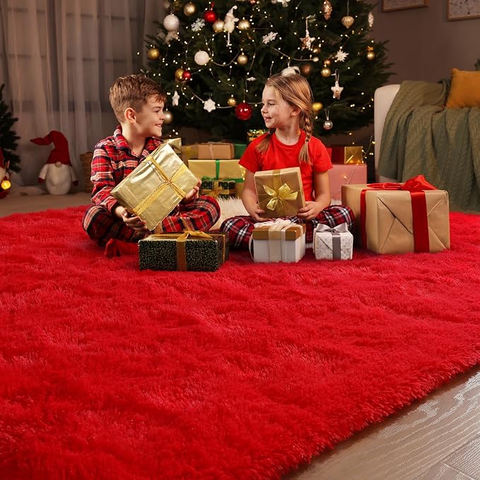 Amearea Premium Soft Fluffy Rug Modern Shag Carpet, 8x10 Feet, Fuzzy Shaggy Rugs - Image 4