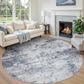 Round Rug 8ft Circle Rug Washable: Carpet Circular Area Rug by Aelenmu