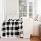 PU MEI Sherpa Fleece Throw Blanket 80" x 90" Reversible Plush Fluffy Large Big - Image 2