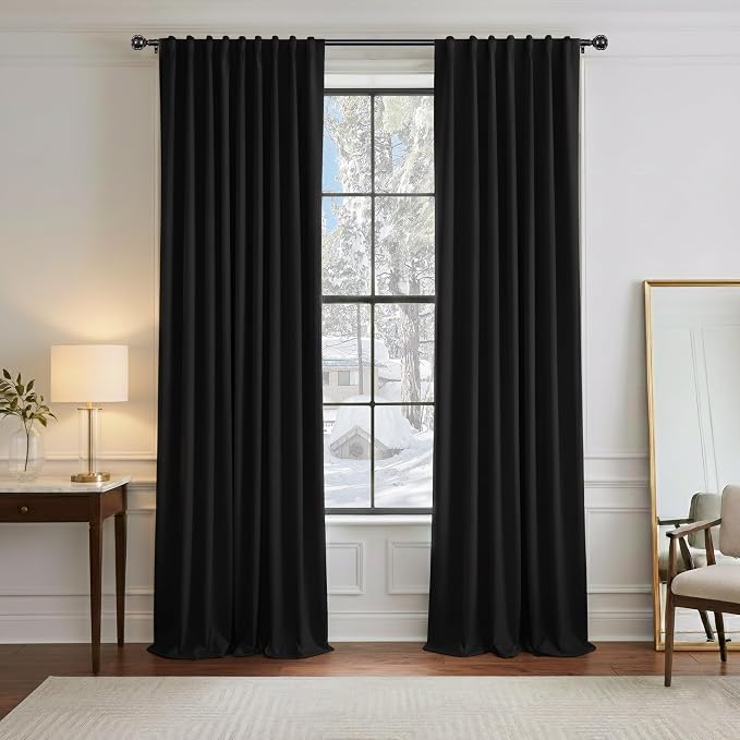 PONY DANCE Blackout Curtain Blinds by PONYDANCE