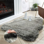 Ashler HOME DECO Soft Fox Faux Fur Chair Couch Cover Area Rug by AshlerHomeDeco