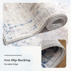 6 x 9 Area Rugs for Living Room, Machine Washable Non Slip Rug Ultra Soft Low - Image 4
