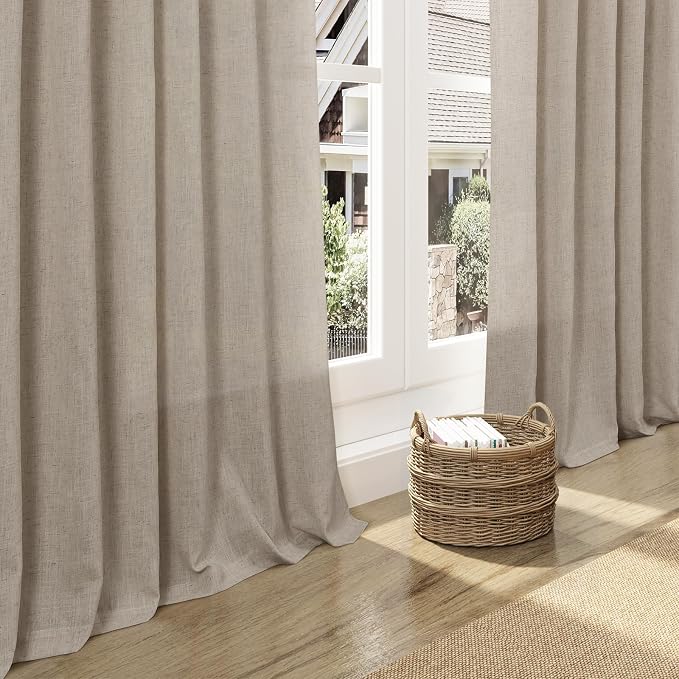 Nanspring Cobblestone Linen Curtains 84 Inches Long - Image 5