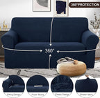 U-NICE HOME Oversized Stretch Loveseat Couch Cover Sofa Covers Washable Sofa - Image 3