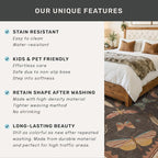 5x8 Brown Rugs for Living Room, Soft Boho Rugs for Bedroom, Non Slip Dining - Image 6