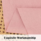 FRAMICS Farmhouse Kitchen Curtains 36 Inch Length, Rustic Cotton Linen Tier - Image 4
