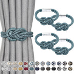 NICEEC 4 Pack Mini Magnetic Curtain Tiebacks Nordic Simple Style Drape Tie by NICEEC