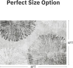 4x6 Rug Small Non Slip Area Rug Ultra Soft Machine Washable Low Pile Modern - Image 2