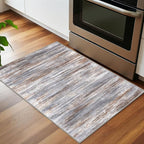 KOZYFLY Modern Abstract Small Area Rugs 2x3, Washable Kitchen Rug Non-Slip Soft - Image 3