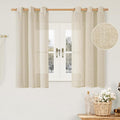 LAMIT Sheer Linen Window Curtains 54 Inch Length by LAMIT