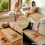 hyha Couch Covers for Dogs Washable, Non Slip Plush Dog Sofa Protectors - Image 4