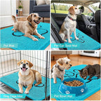 OLANLY Dog Door Mat for Muddy Paws 30x20, Paw Print Design, Absorbs Moisture - Image 7