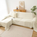 Boho Sofa Covers for 3 Cushion Couch, Chenille Sofa Slipcover for Pets Washable - Image 6