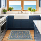 Dusty Blue Bathroom Rug 2x4 - Image 6