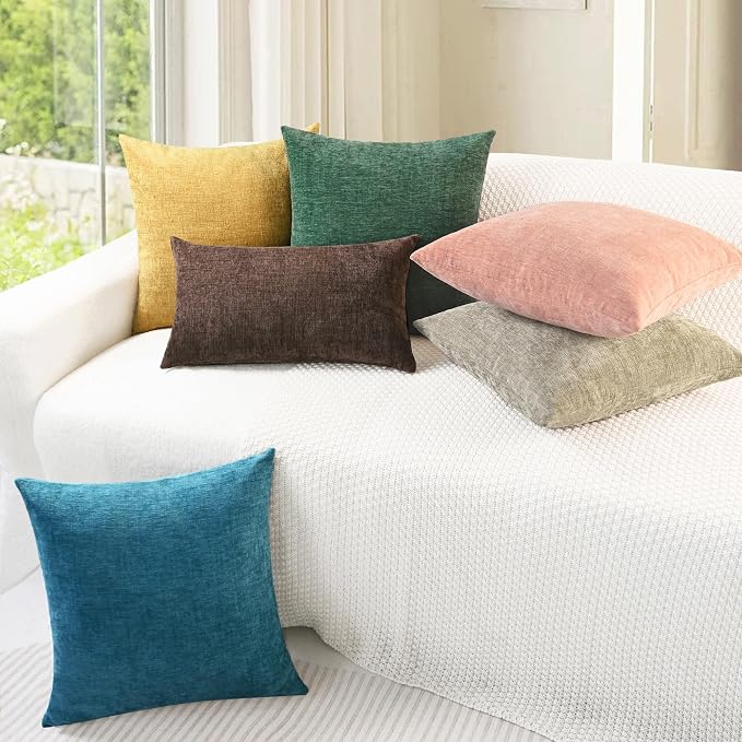 CaliTime Christmas Throw Pillow Covers Decorative 12 X 20 Inches Pack of 2 Cozy - Image 4