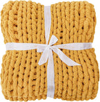 Bigacogo Chunky Knit Throw Blanket - Image 7