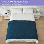 Bigacogo Chunky Knit Throw Blanket - Image 3