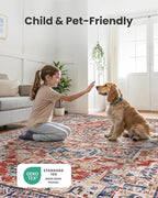 AMADA HOMEFURNISHING 2x6 Washable Runner Rug, Low-Profile Kitchen Rugs - Image 2