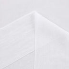DWCN Sheer White Curtains 63 inch Length 2 Panels Set, Rod Pocket Solid Color - Image 4