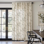 jinchan Linen Floral Curtains 100 Inch Extra Wide - Image 2