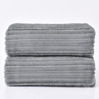 BEDELITE Fleece Blanket King Size – 3D Ribbed Jacquard Soft and Warm Decorative - Image 9