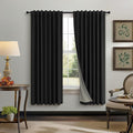 Nursery Blackout Curtains 63 Inch Length by Pitalk